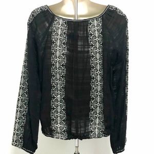Boho Chic Top Breezy Max Studio Size Small